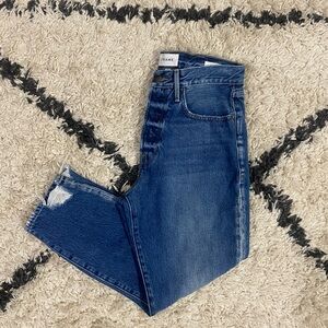 Frame Le Original Button Fly Straight Leg Jeans